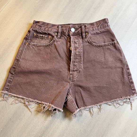 PacSun Pants - PacSun Ultra High Rise Vintage Women's Shorts - Brown